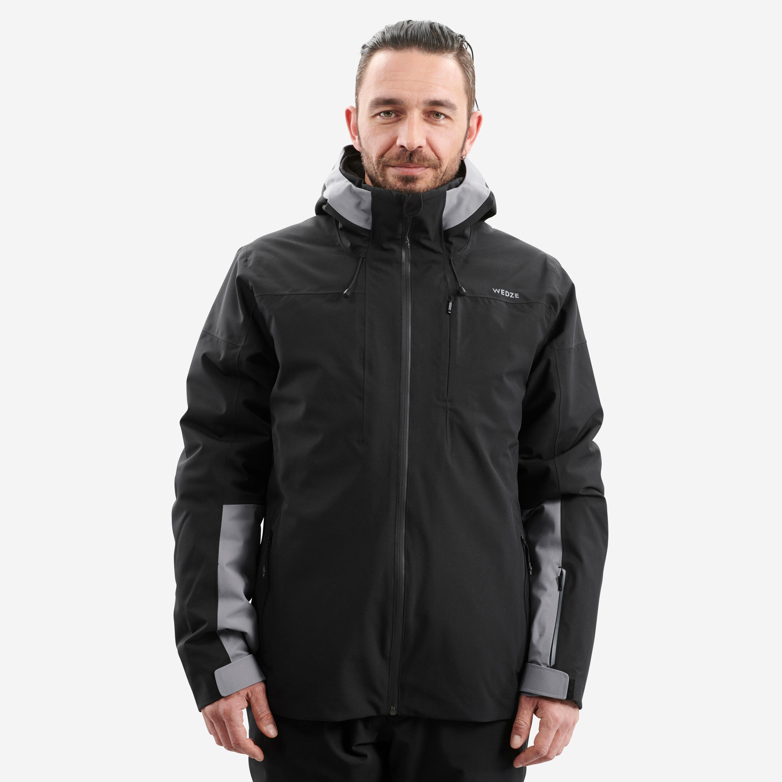 Men's Warm Ski Jacket - 500 - Black 3/3