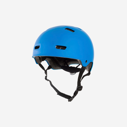 Casque roller skateboard trottinette MF500 bleu