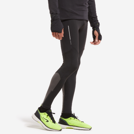 Collant chaud de running Homme - Kiprun Run 500 Warm Noir