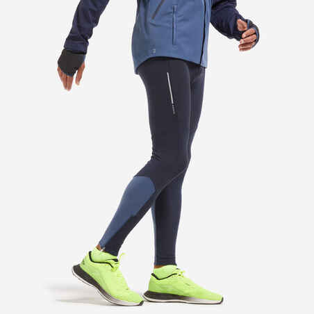 Vyriškos bėgimo tamprės „Kiprun Warm“, riboto leidimo, tamsiai mėlyna
