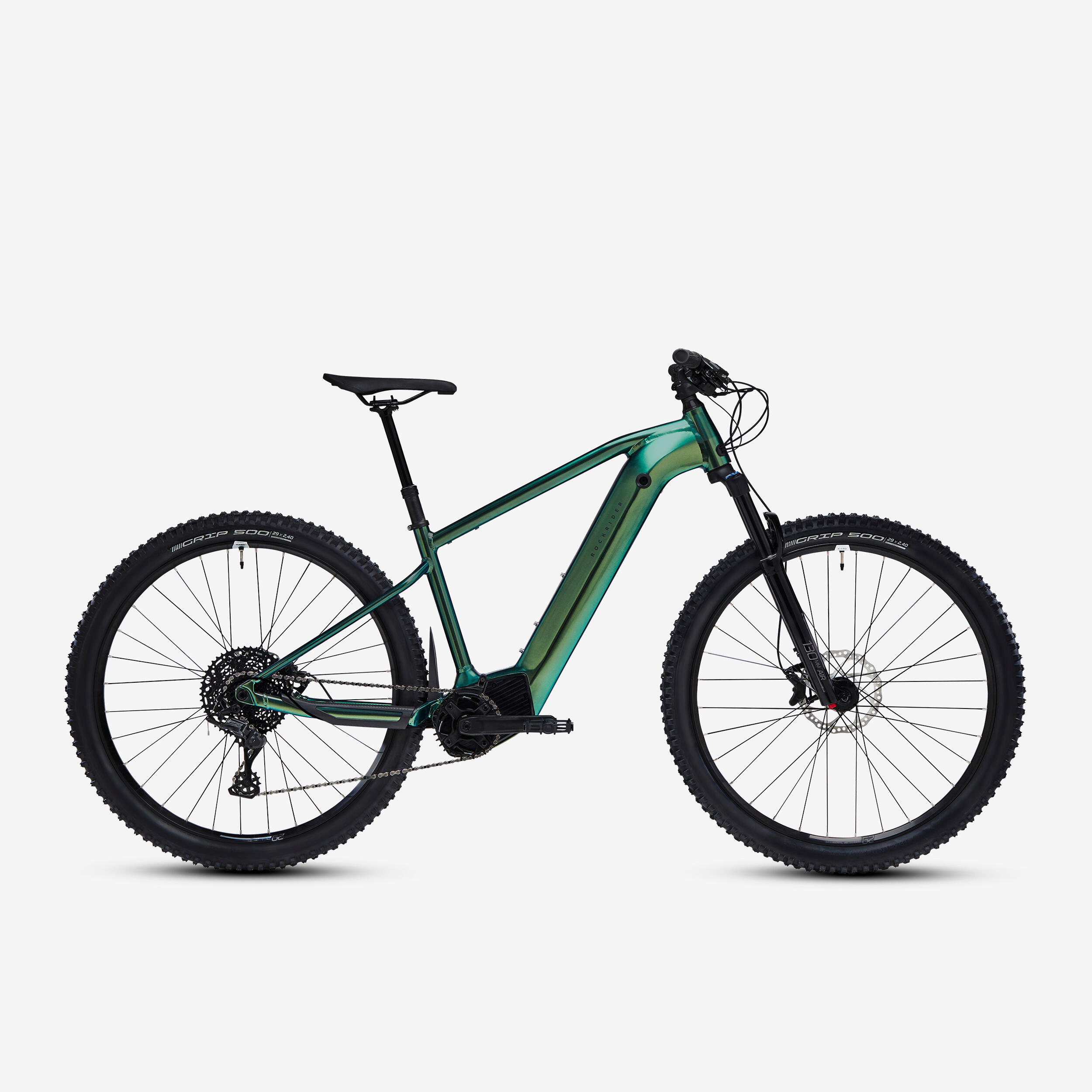 29" Hardtail Electric Mountain Bike E-Expl 700 - Bottle Green 1/13