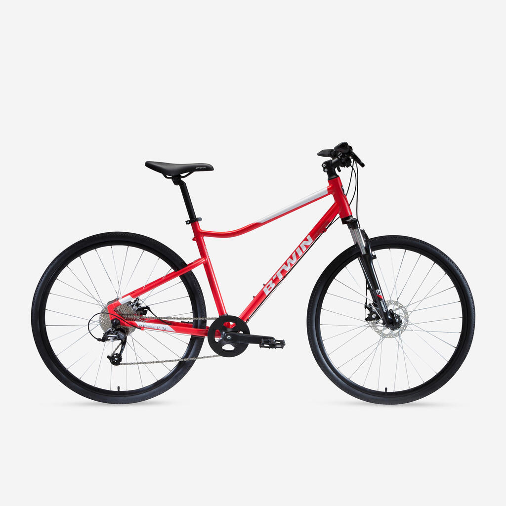Riverside 500 Hybrid Bike - Red