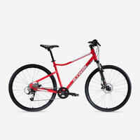 Riverside 500 Hybrid Bike - red