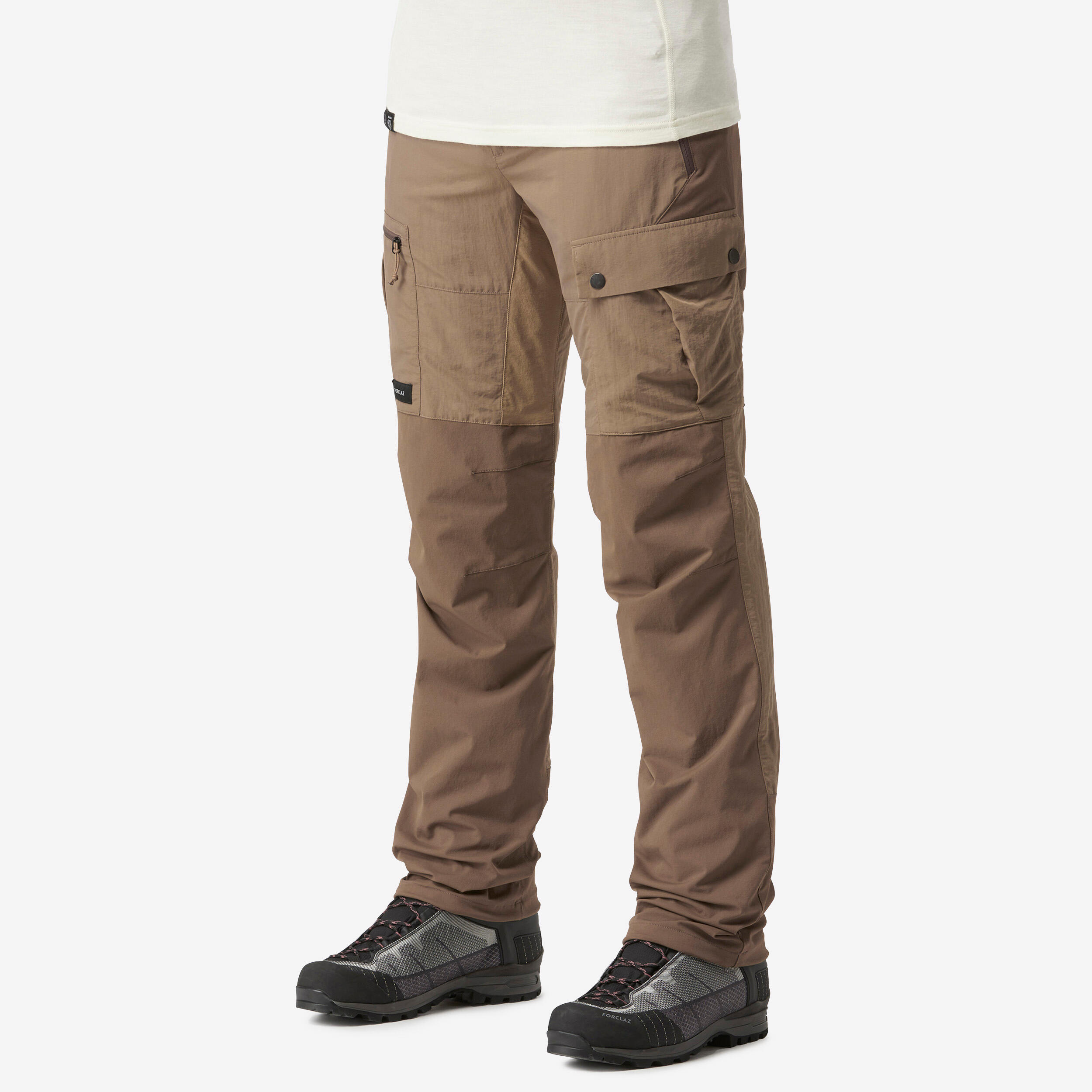 Buy Men's Desert Trekking Trousers Desert 500 Brown Online | Decathlon