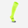 Kids' breathable football socks, lemon