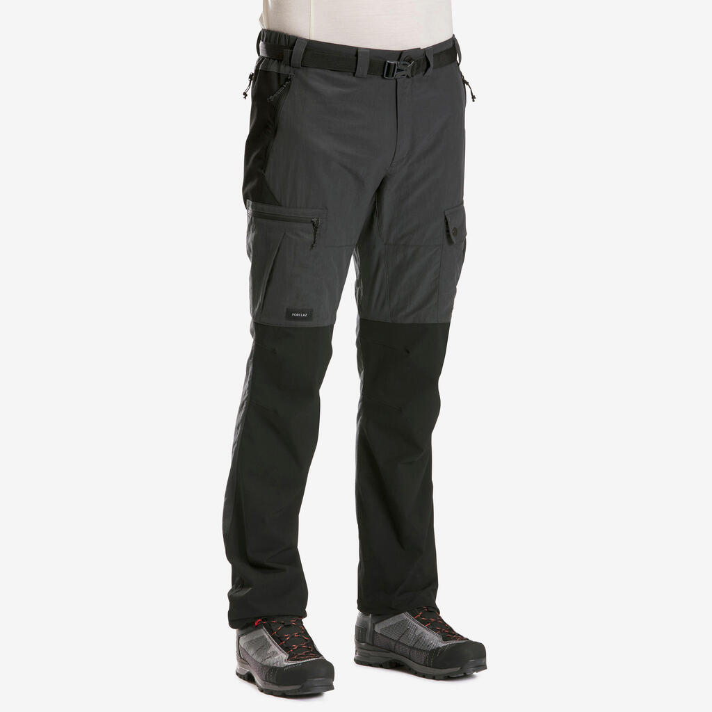 Braon muške pantalone za treking MT500