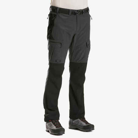 Sive moške trpežne pohodniške hlače MT500