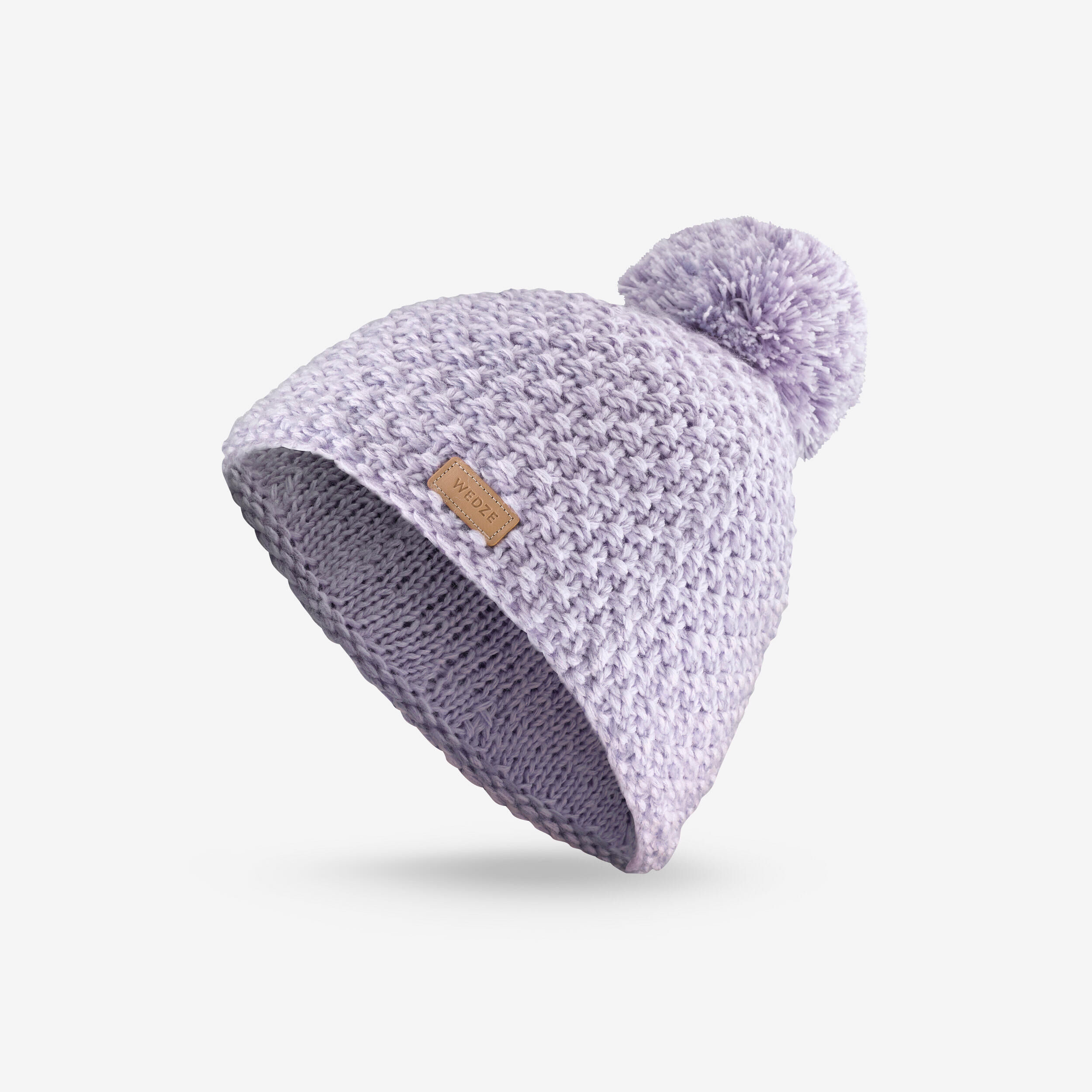 WEDZE KIDS’ SKI HAT MADE IN FRANCE - TIMELESS - Purple