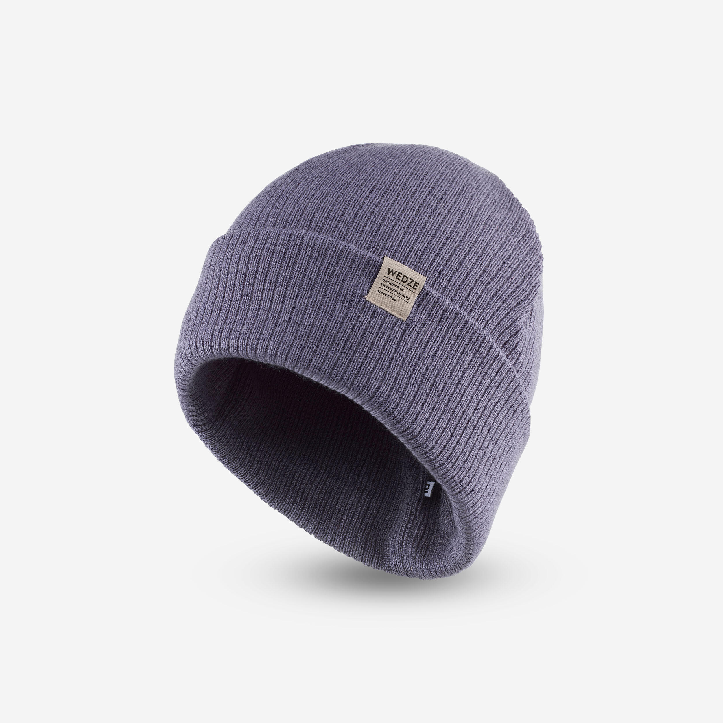 WEDZE ADULT SKI HAT - FISHERMAN - LAVENDER