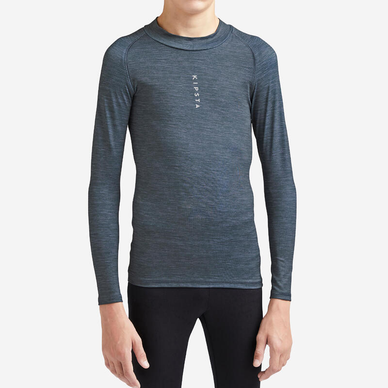 Thermoshirt kind lange mouwen Keepcomfort grijs