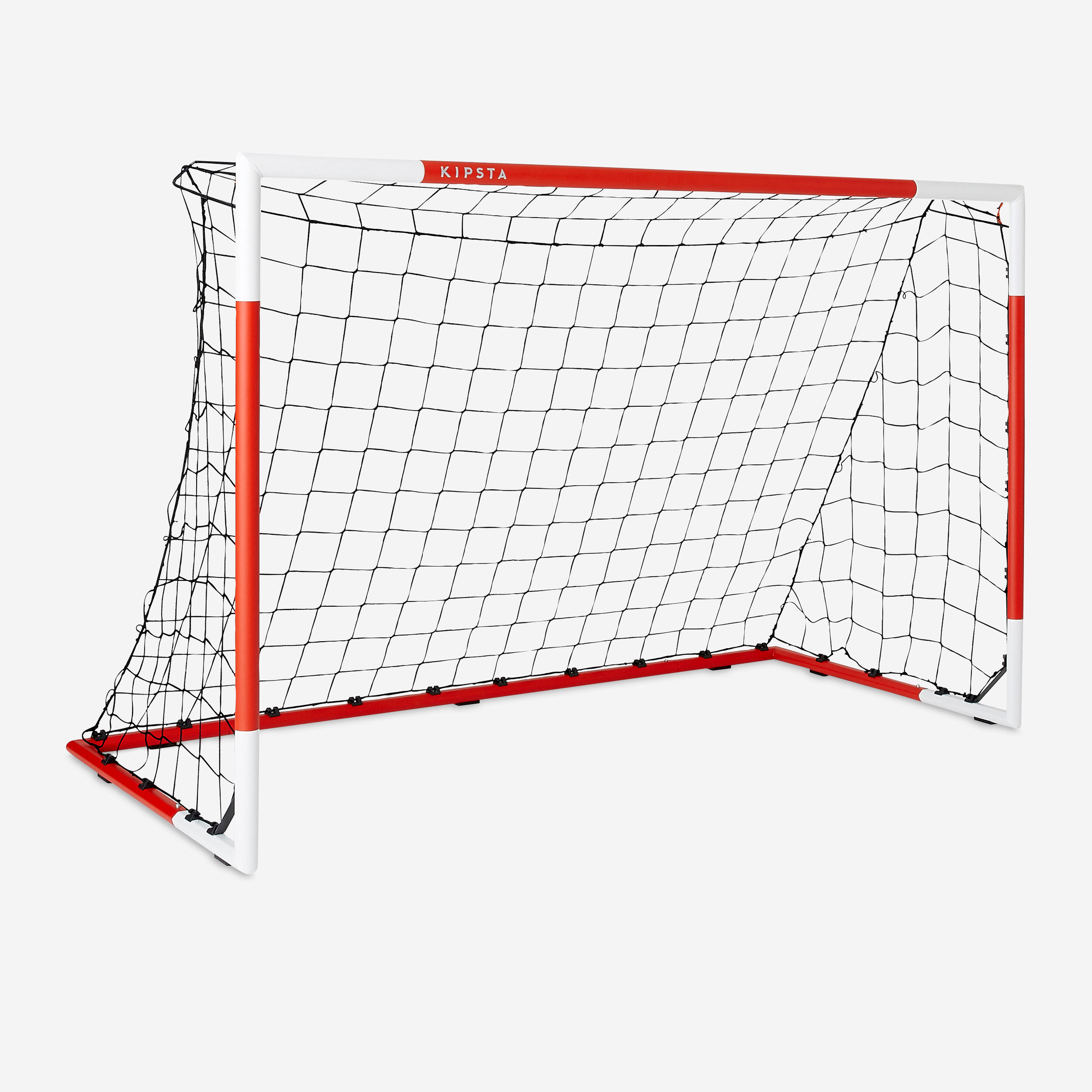 KIPSTA Medium movable steel football goal, grey