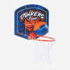 Basketbalový kôš Mini deti/dospelí SK100 Dunkers modrý (vrátane lopty)