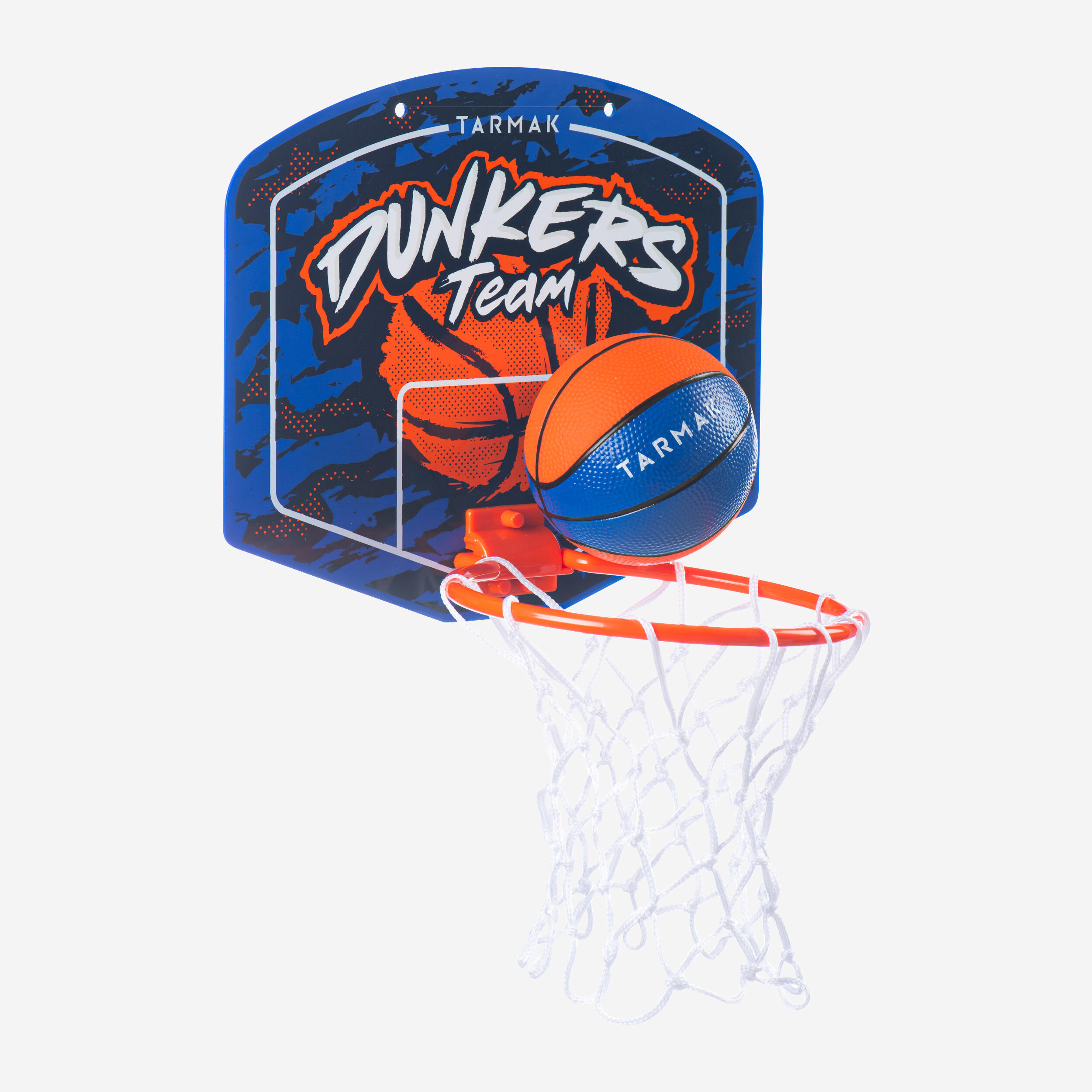 TARMAK Kids'/Adult Mini Basketball Hoop SK100 Dunkers - BlueBall included.