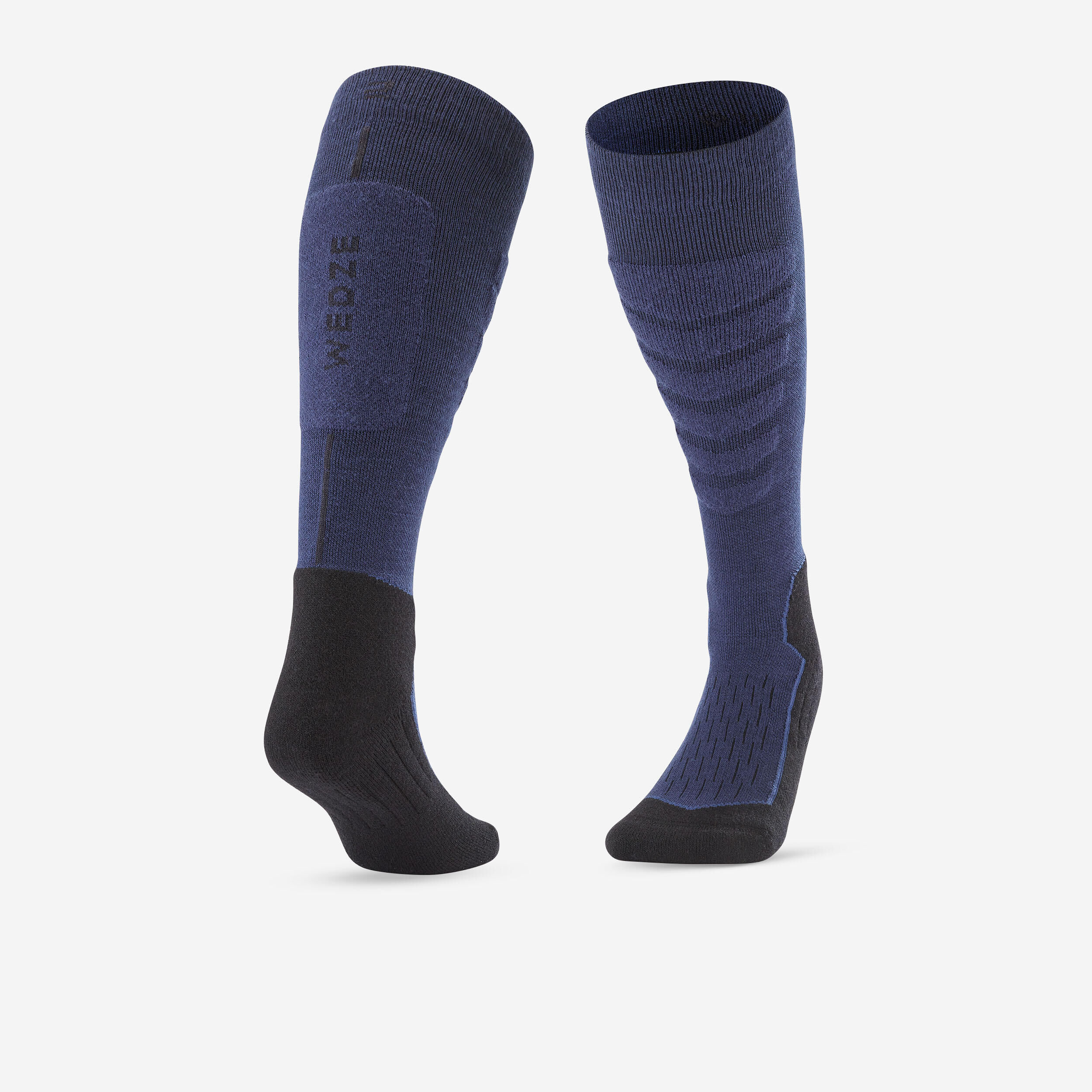 WEDZE Ski Socks 100 JQT 23 - Navy