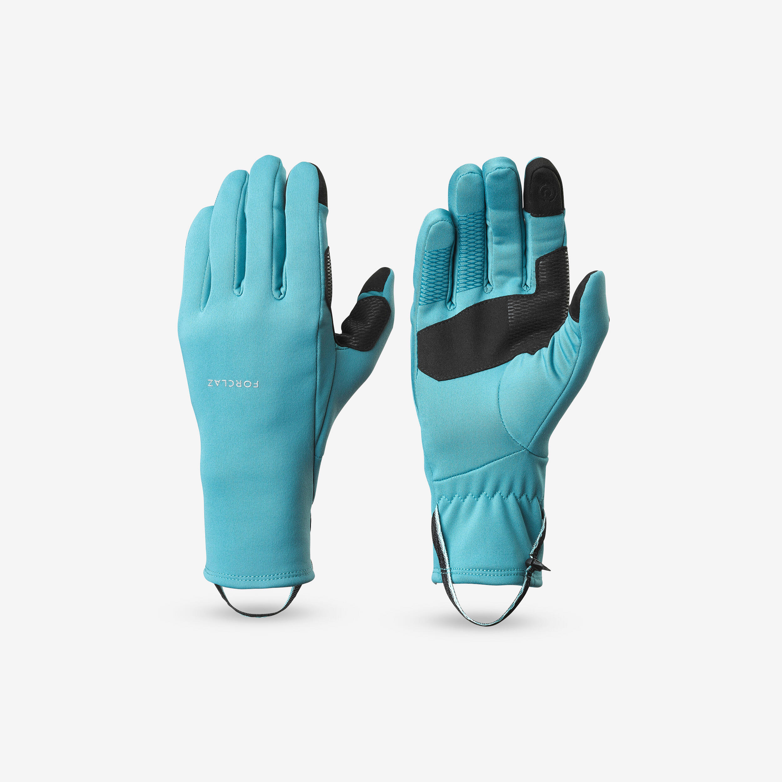 SIMOND Handschuhe Damen/Herren Stretch touchscreenfähig Trekking - MH500 hellblau 