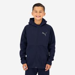 Veste à capuche Puma enfant - bleu