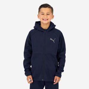 Chaqueta Puma Niños Azul Capucha