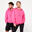 Sweatshirt de Fitness Respirável com Capuz Homem Essential Rosa