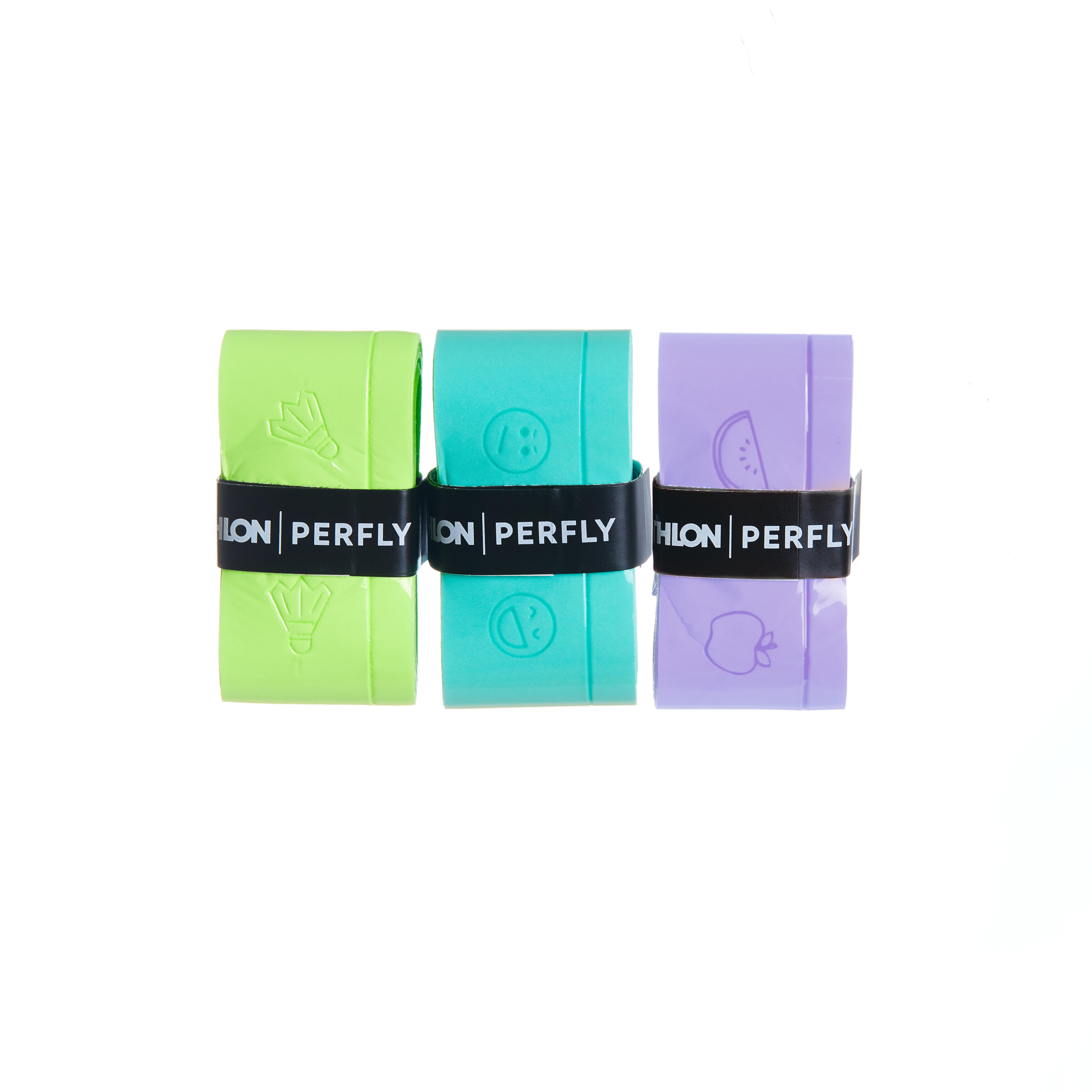 Badminton Fun Overgrip X 3 Purple Mint Green - KUIKMA