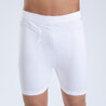ADULT COMPRESSION SHORT- GROIN GUARD COMPATIBLE WHITE