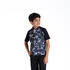 Kids' Half Sleeve Cricket Polo CP 500 Black