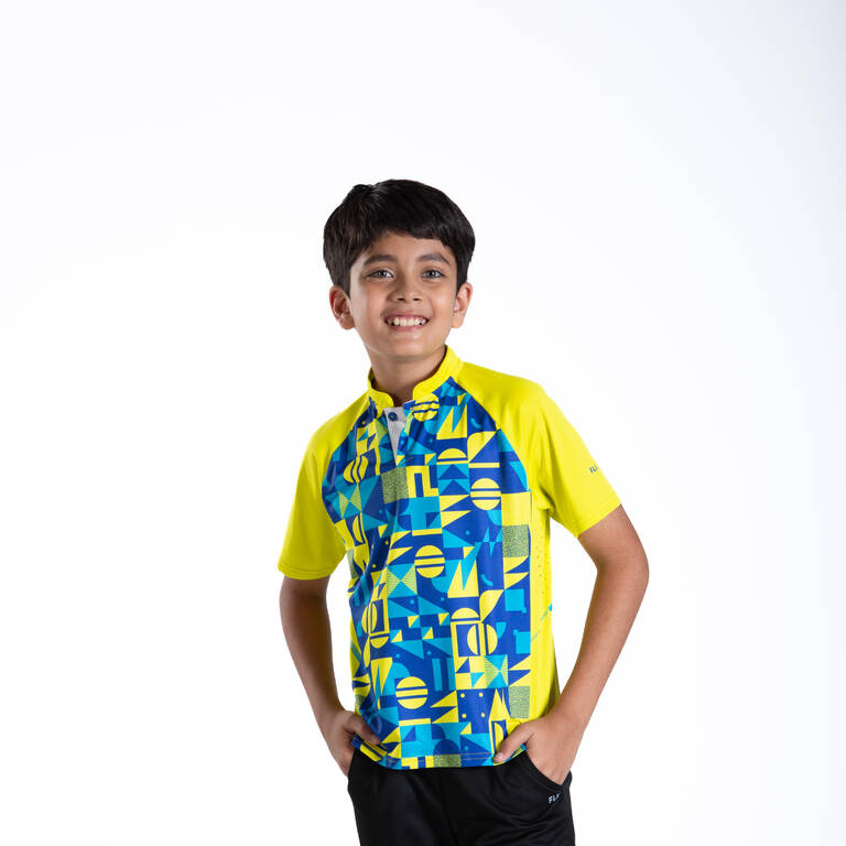 KIDS HALF SLEEVE POLO CP 500 YELLOW