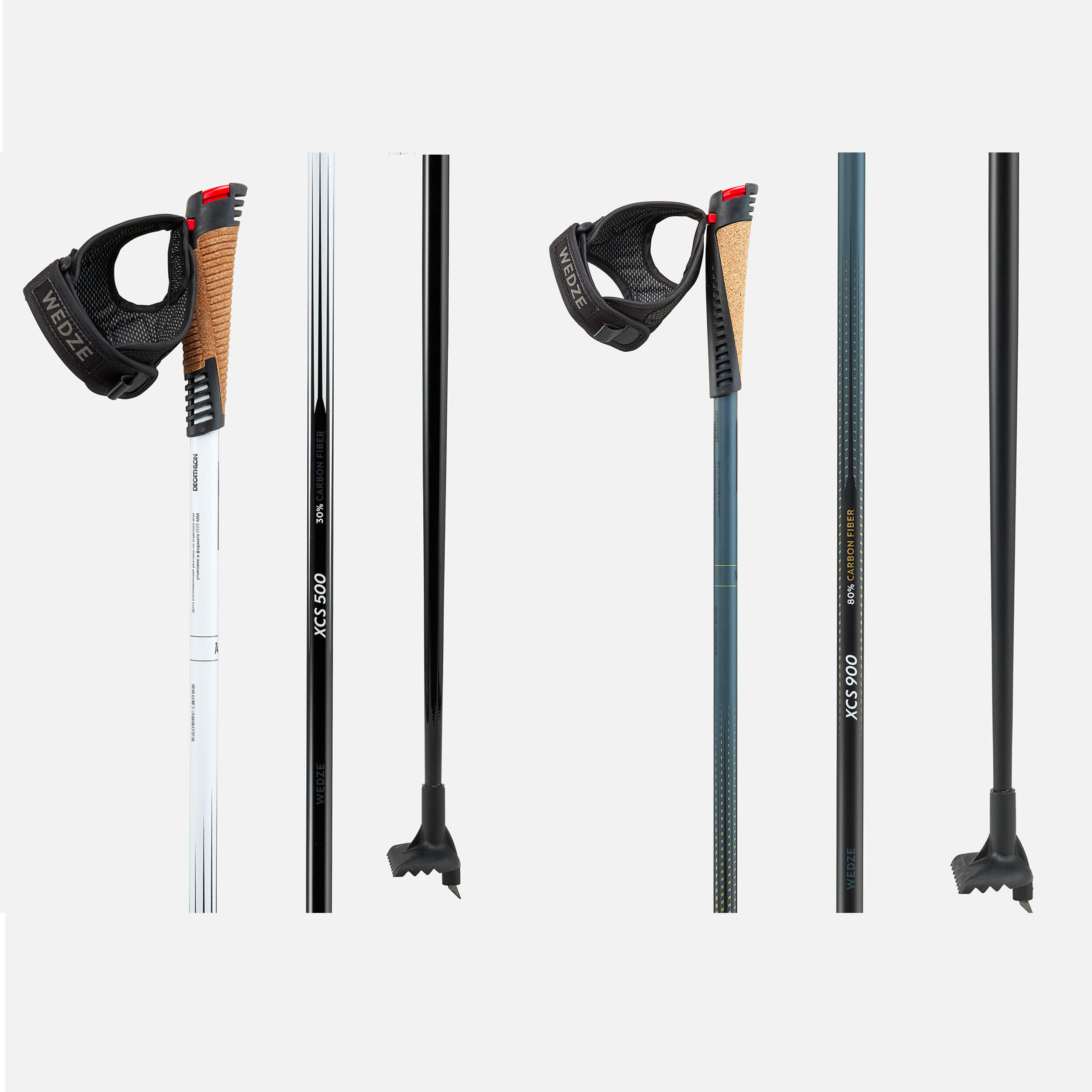 CROSS-COUNTRY SKI POLES 500