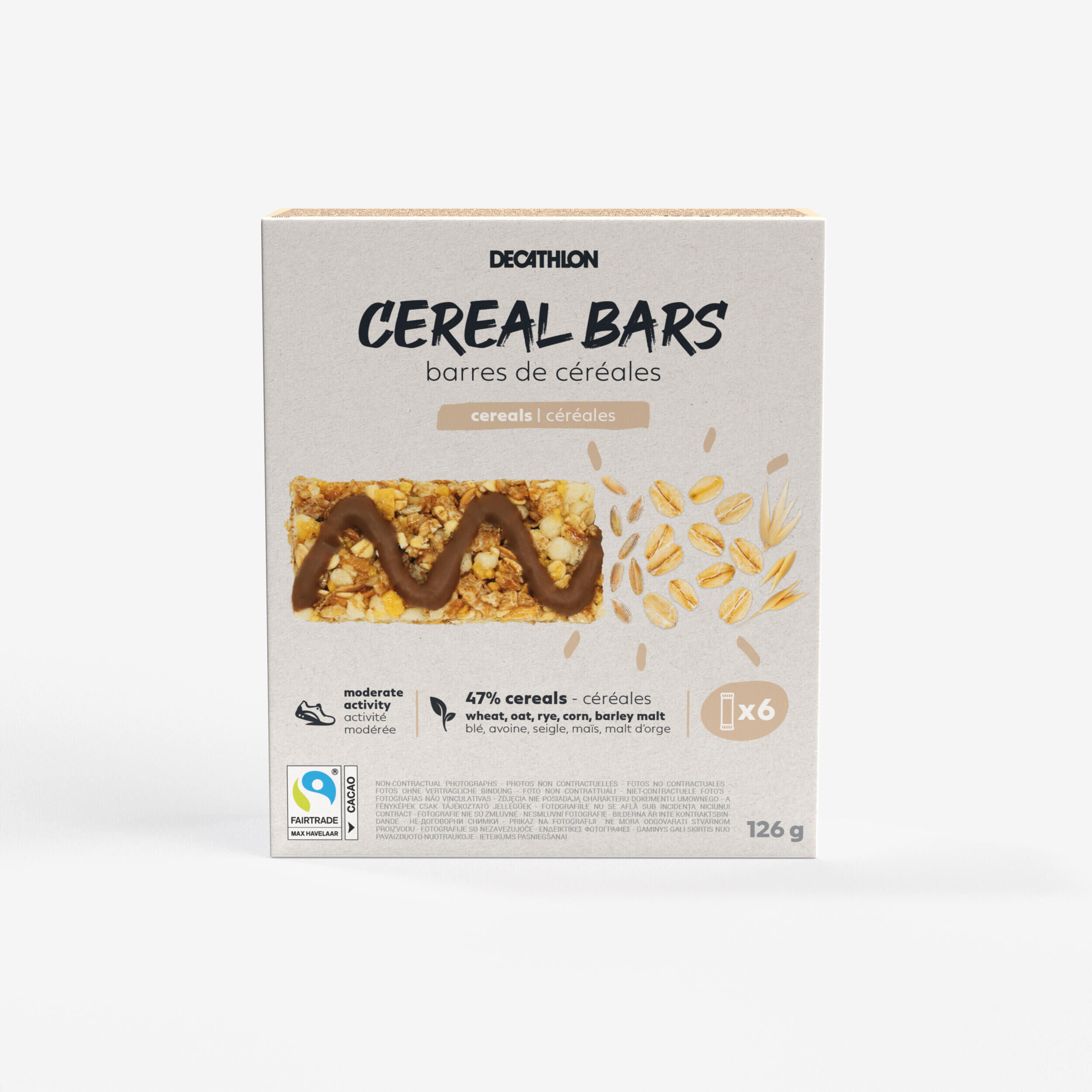 DECATHLON Natural cereal bar x 6