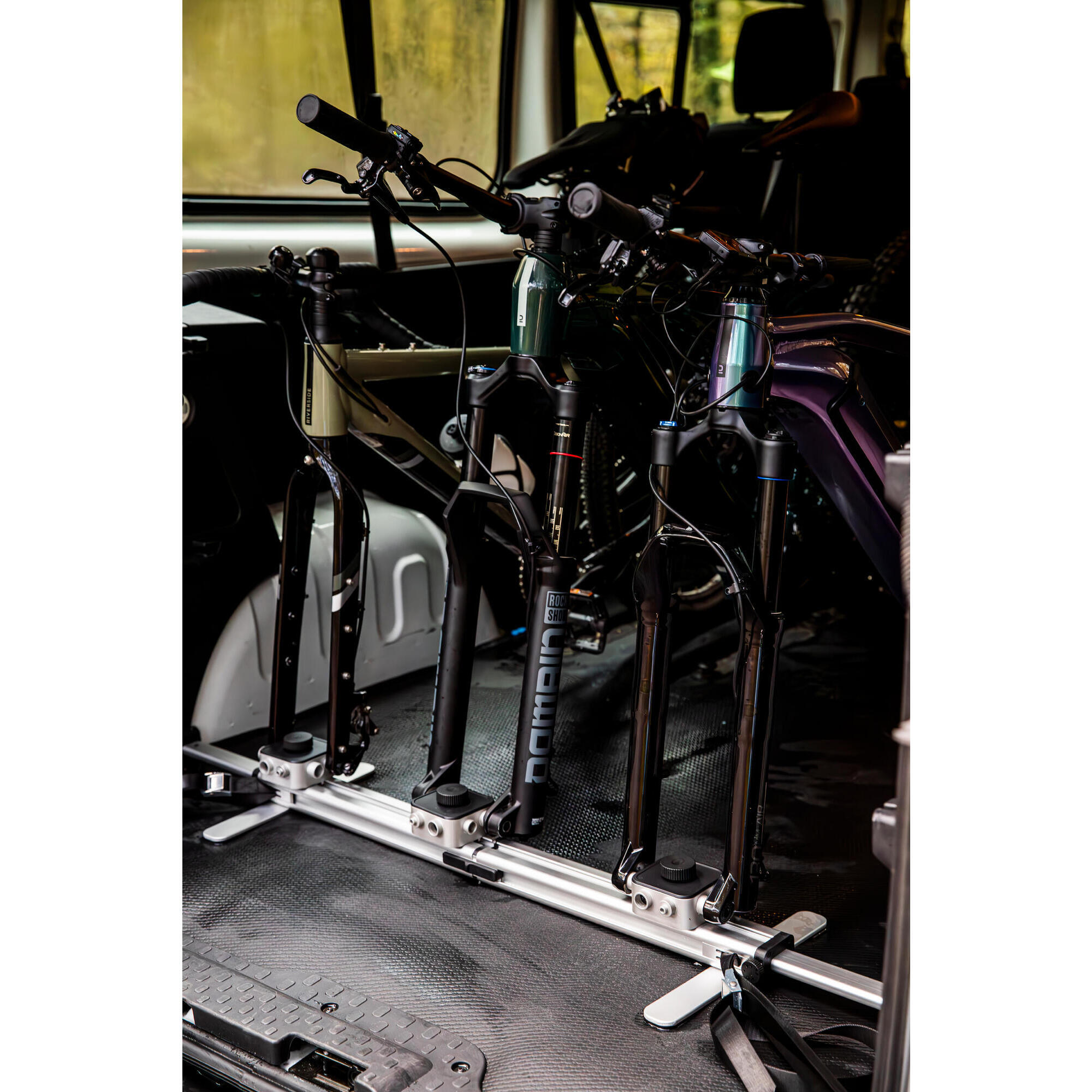 Car interior bike rack kit