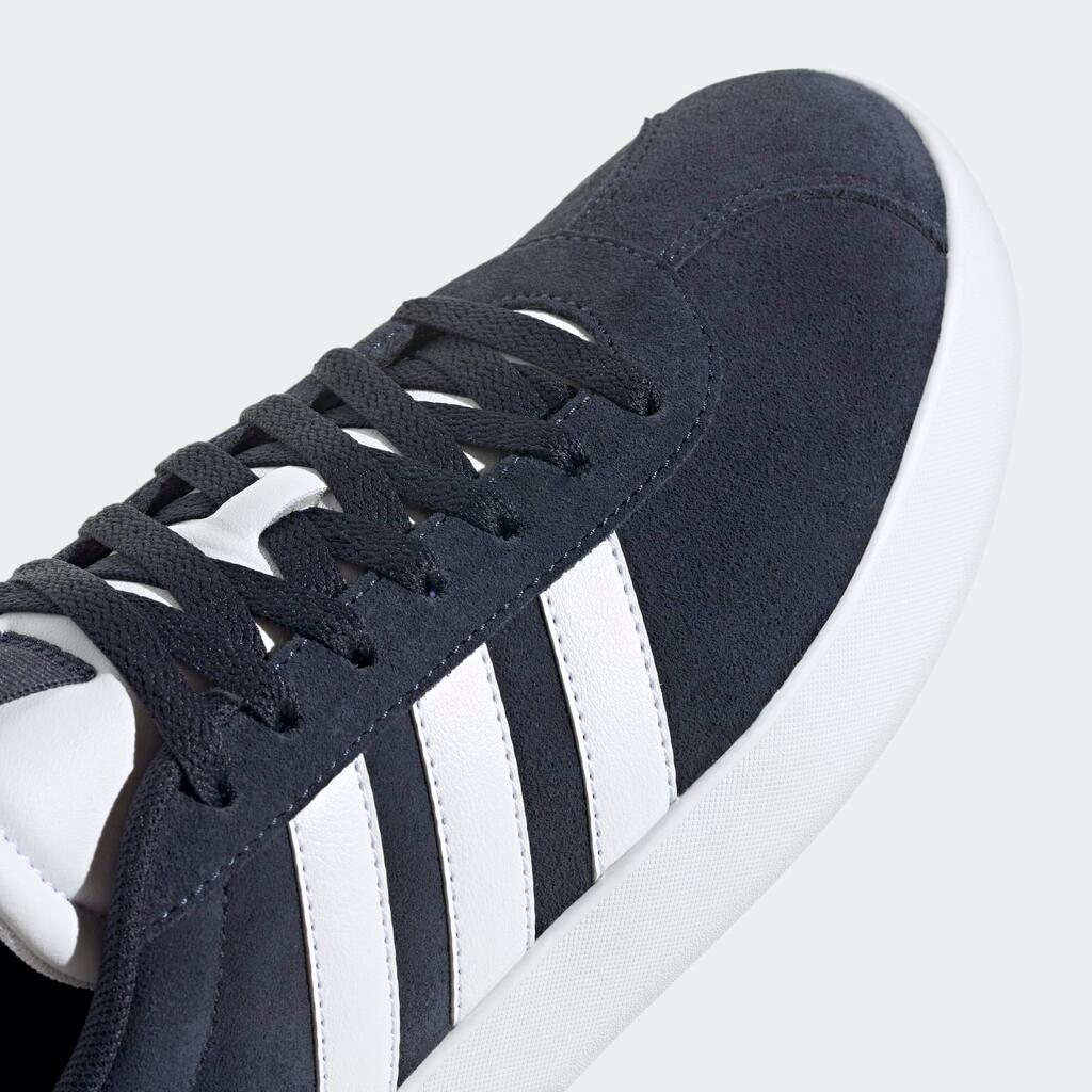 MEN'S ADIDAS VL COURT 3.0 SUEDE WALKING TRAINERS - BLUE