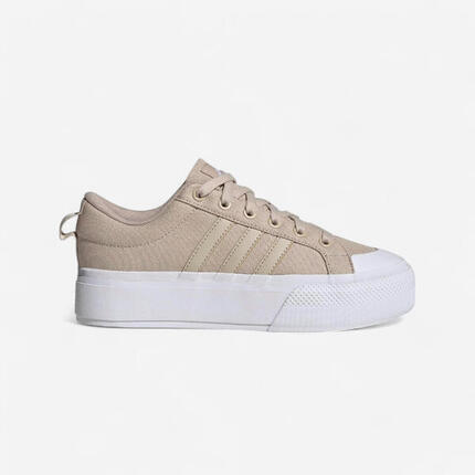 Baskets de marche femme, Bravada plateforme beige