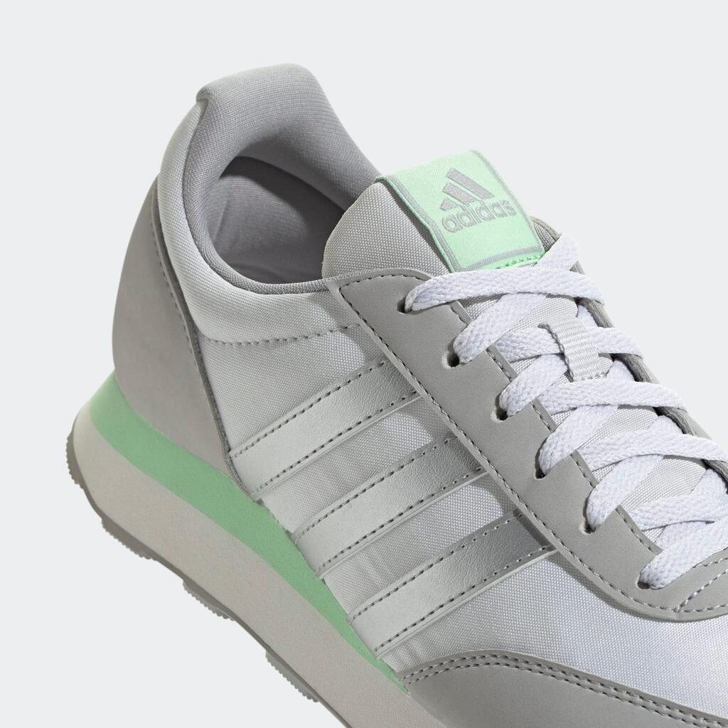 WOMEN'S ADIDAS RUN 60s 3.0 URBAN WALKING TRAINERS - GREEN GREY