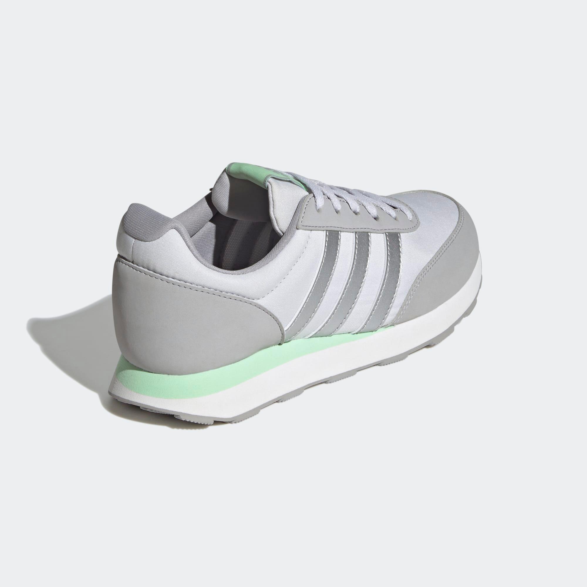 Seconde vie - Baskets de marche urbaine femme, Run 60s 3.0 gris vert 4/8