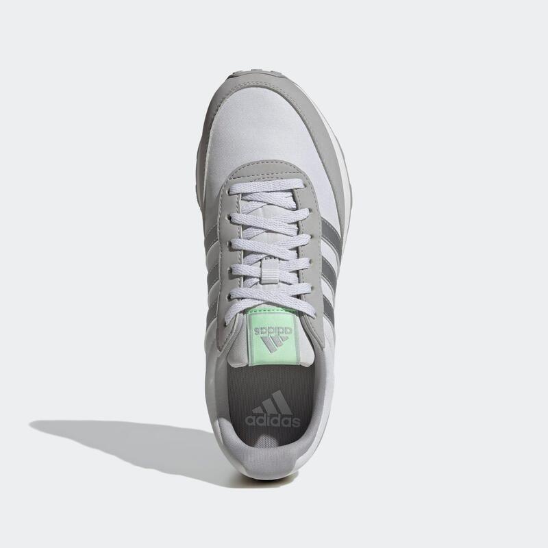 BASKETS DE MARCHE URBAINE FEMME ADIDAS RUN 60s 3.0 GRIS VERT