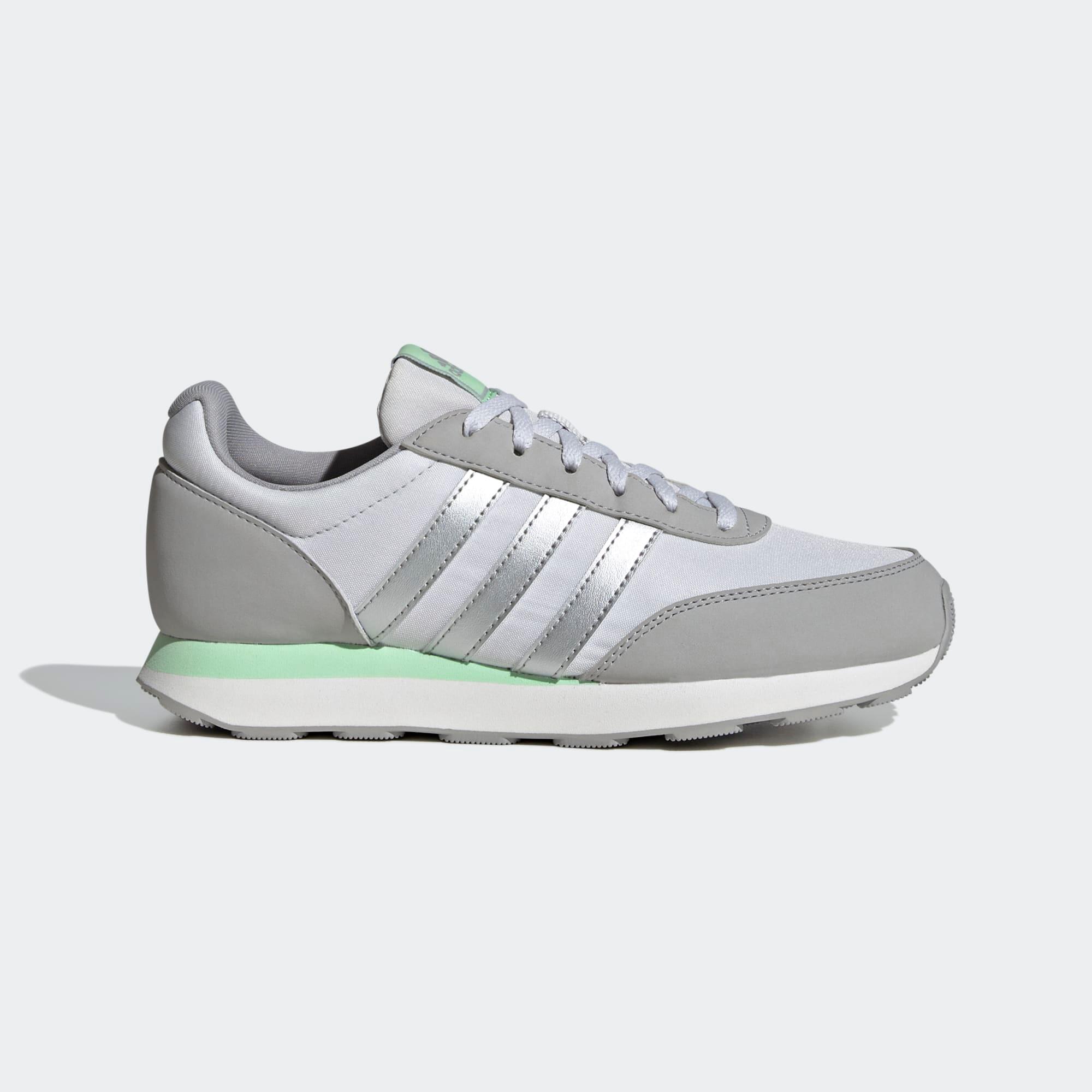 Adidas Women's Run 60s 3.0 Urban Walking Trainers - Green Grey