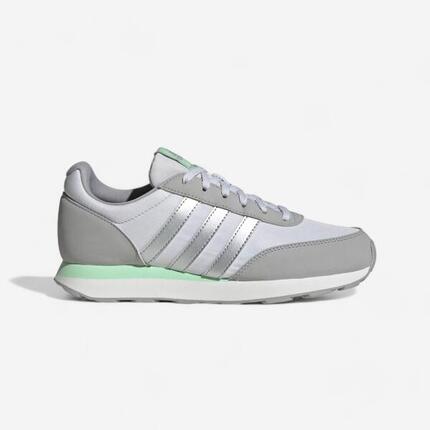 Seconde vie - Baskets de marche urbaine femme, Run 60s 3.0 gris vert