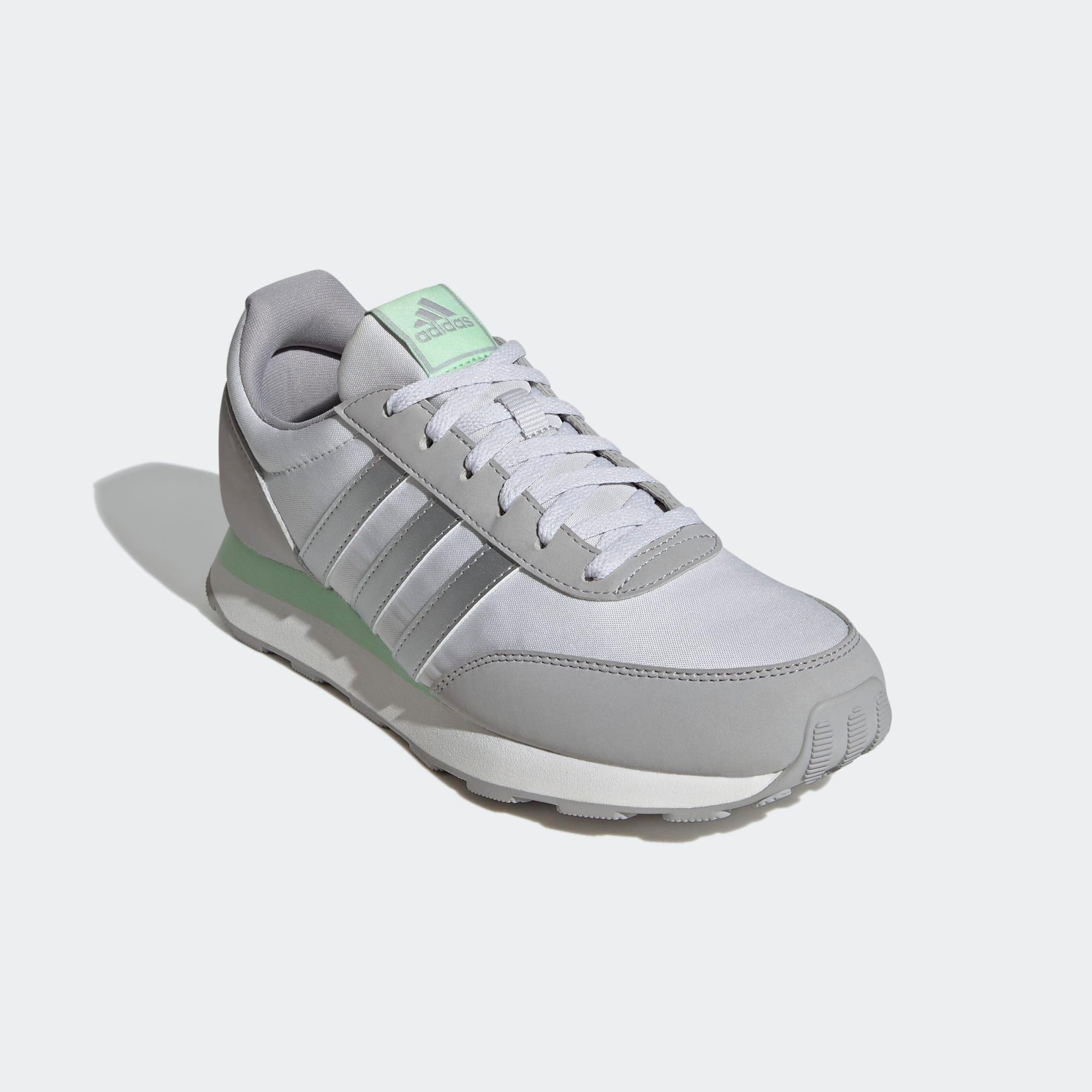 Seconde vie - Baskets de marche urbaine femme, Run 60s 3.0 gris vert 3/8