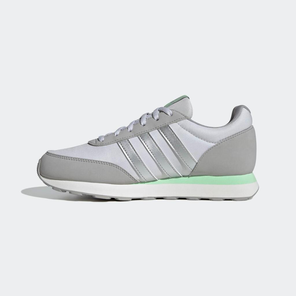 WOMEN'S ADIDAS RUN 60s 3.0 URBAN WALKING TRAINERS - GREEN GREY