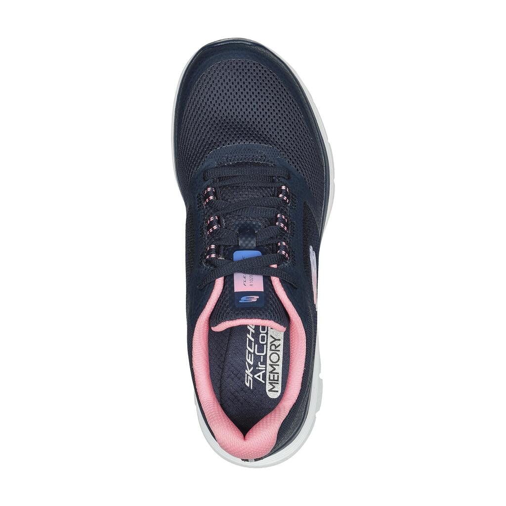 WOMEN'S FLEX APPEAL 4.0 BRIGHT NIGHTS FITNESS WALKING TRAINERS - NAVY