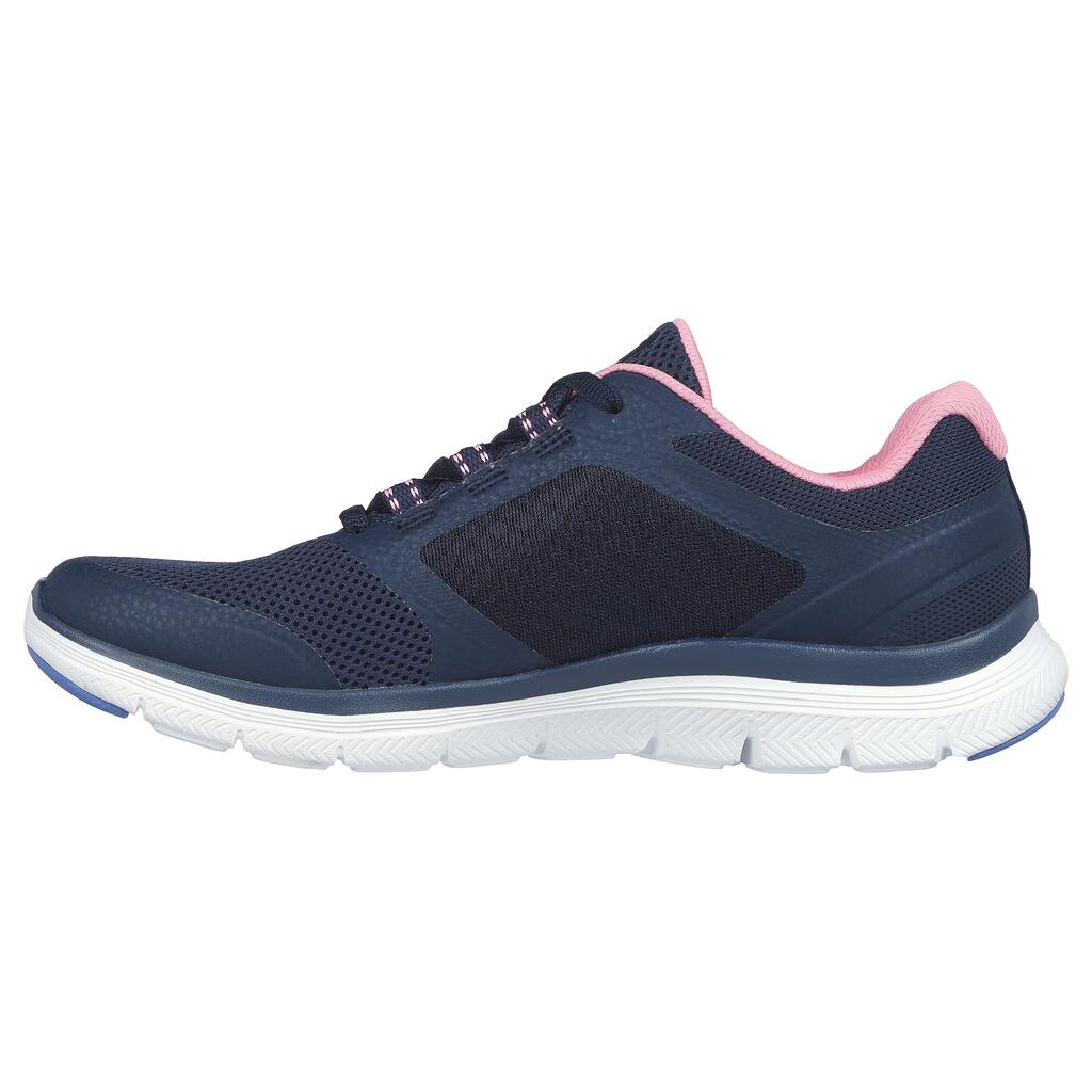 WOMEN'S FLEX APPEAL 4.0 BRIGHT NIGHTS FITNESS WALKING TRAINERS - NAVY