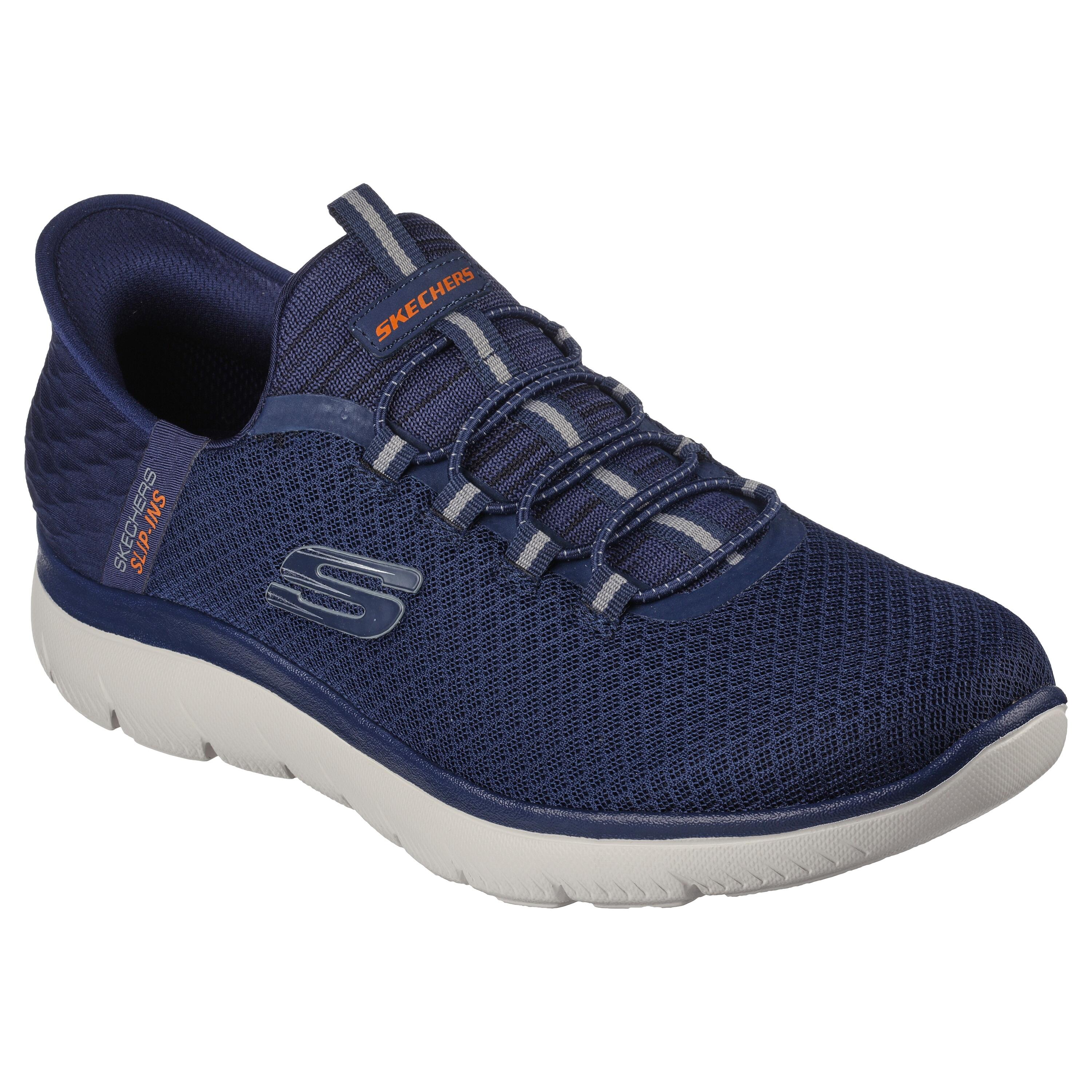 Scarpe da ginnastica da uomo, slip ins summits blu navy