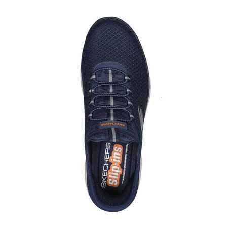 MEN'S SKECHERS SLIP-INS SUMMITS WALKING SHOES - NAVY BLUE