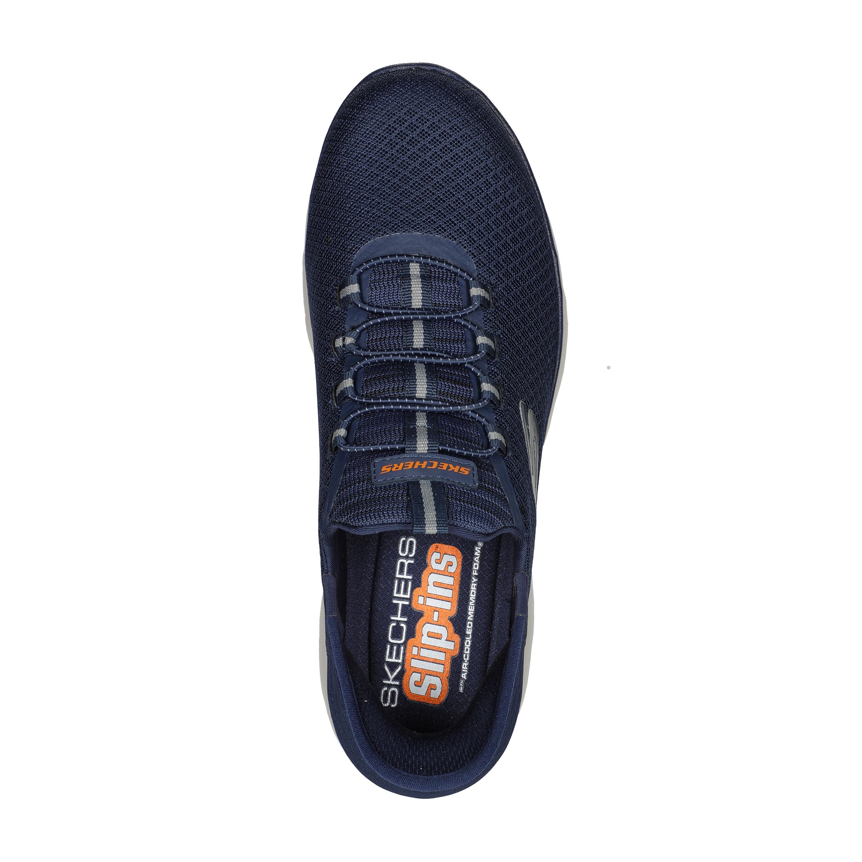 Scarpe da ginnastica da uomo, slip ins summits blu navy