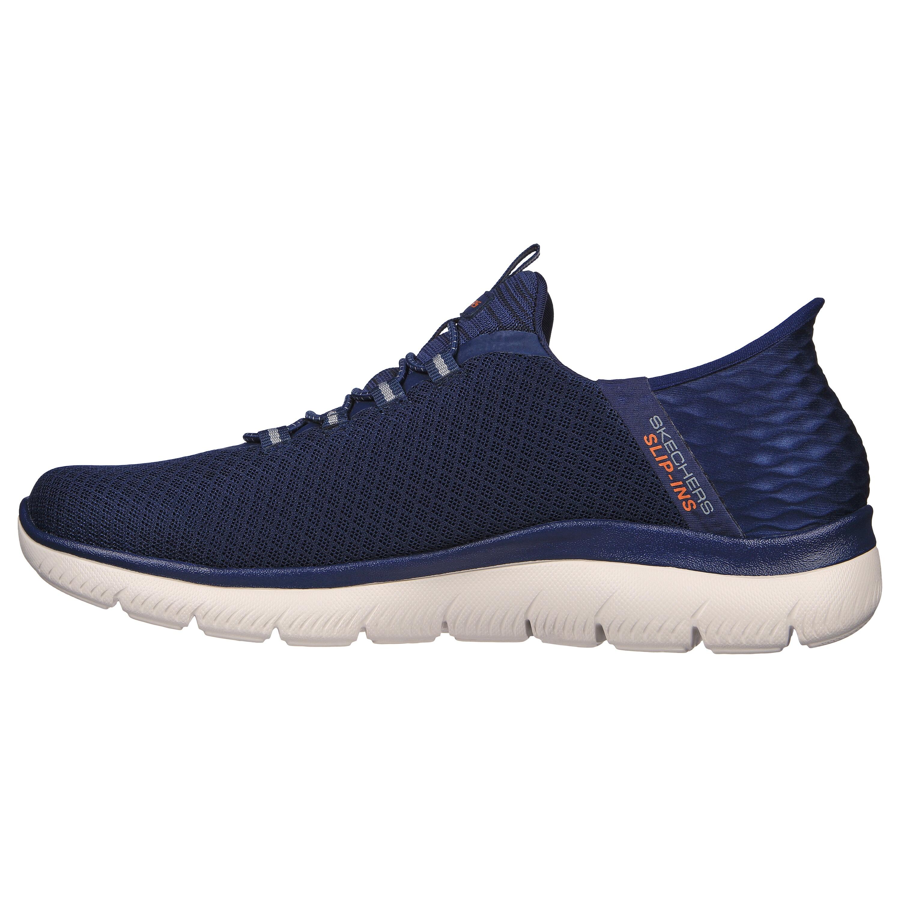 Scarpe da ginnastica da uomo, slip ins summits blu navy