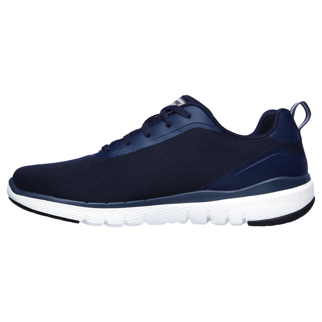 MEN'S SKECHERS FLEX ADVANTAGE LANDESS FITNESS WALKING SHOES - NAVY BLUE