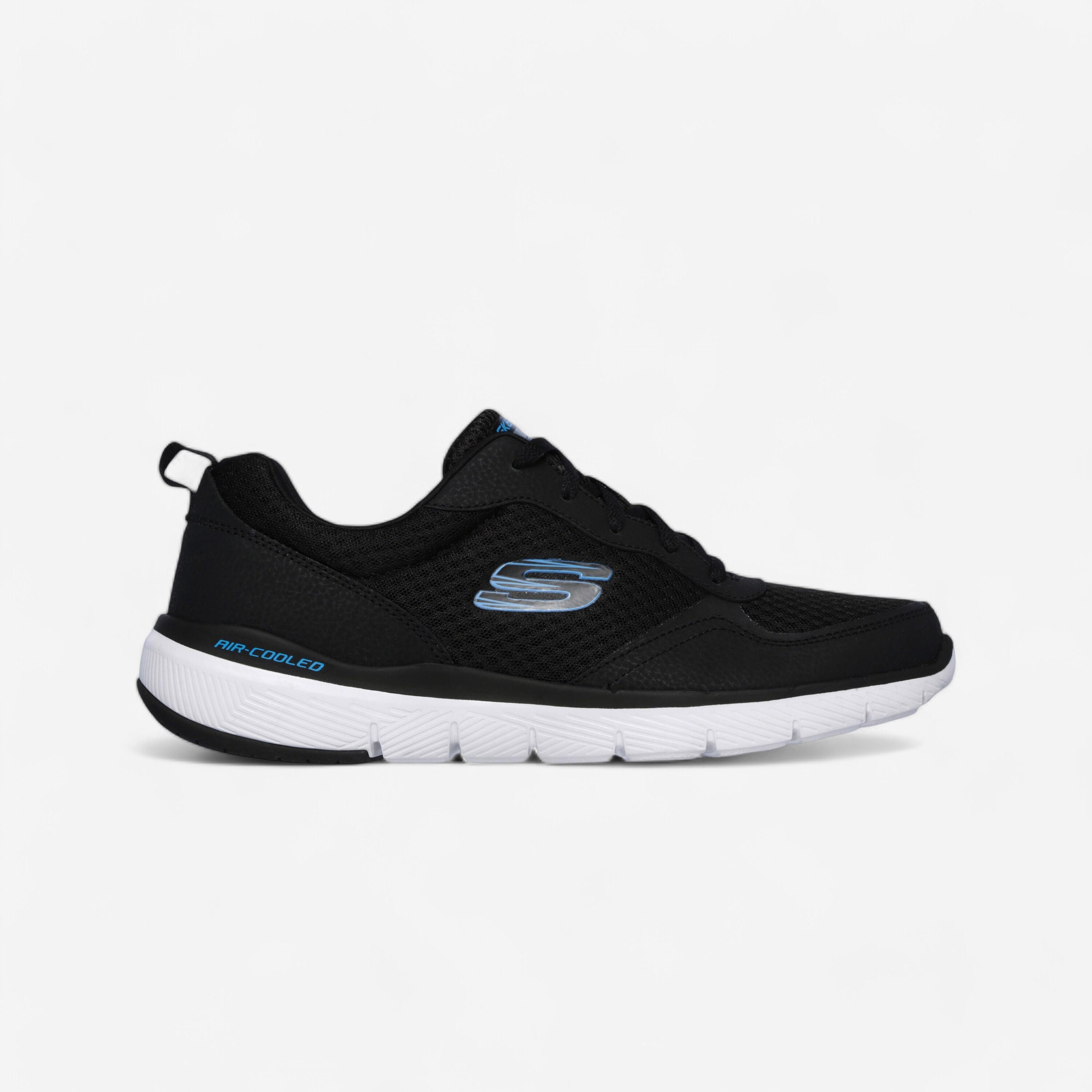 Skechers - Baskets De Marche Sportive Homme Skechers Flex Advantage 3.0 Black - Chaussures De Sport - Marche - - 46 - Decathlon