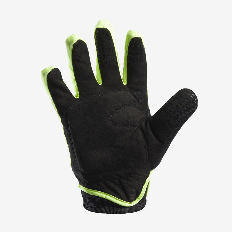 Mănuşi Ciclism iarnă 500 Galben Fluo Copii 8-14 ani