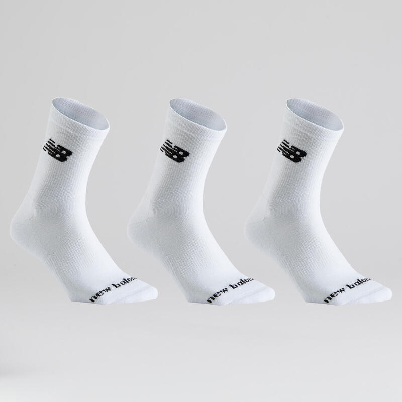 Calcetines Largos De Deporte Adulto Artengo Rs 100 Blanco Lote De 3 Pares  from Decathlon on 21 Buttons