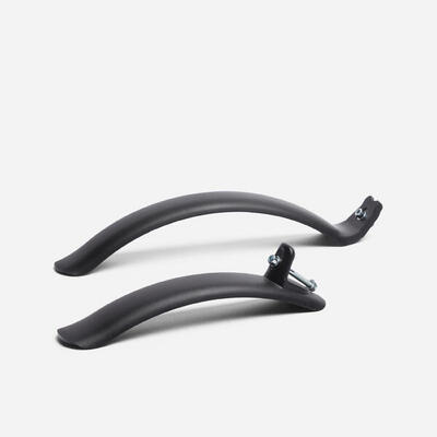 Spatborden b'twin fiets 14" zwart