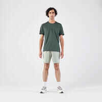 Dry+ Men's Running Breathable Tee-Shirt - Dark Green